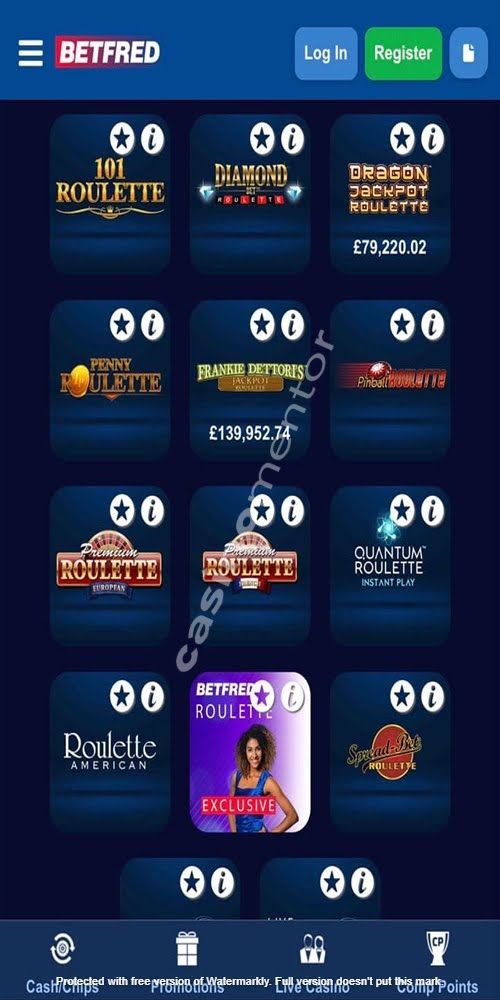Table Games Mobile