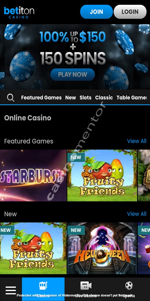 Homepage Mobile