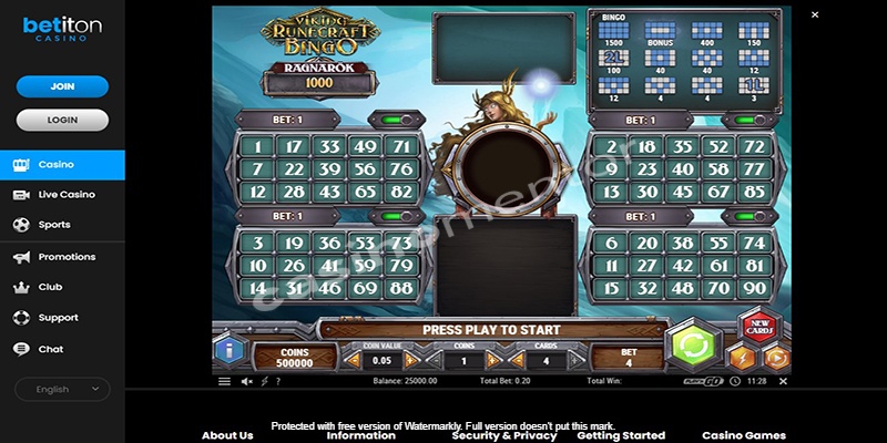 Viking Runecraft Bingo