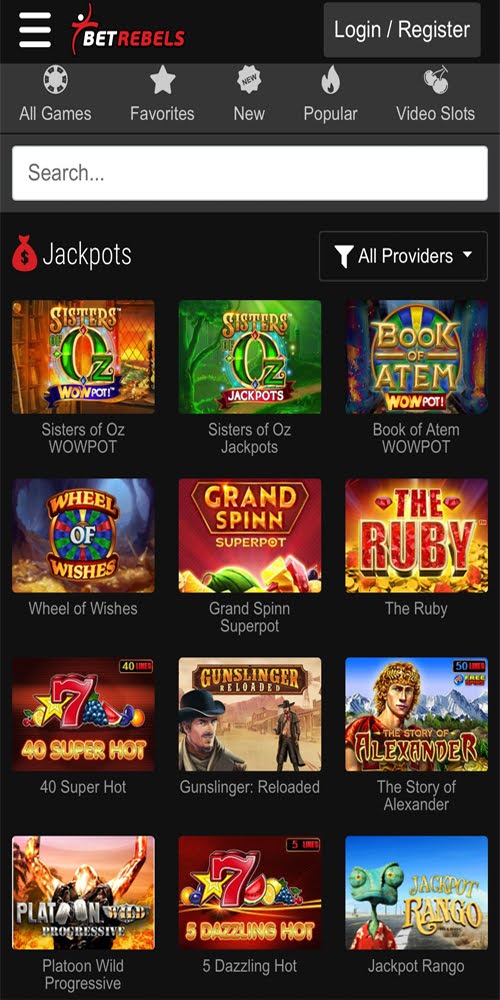 Jackpots Mobile
