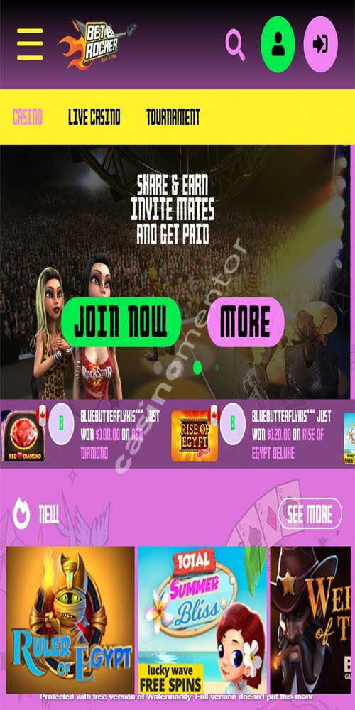 Homepage Mobile