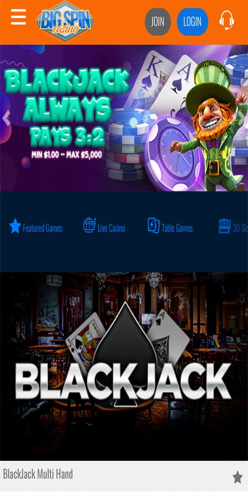 Homepage Mobile