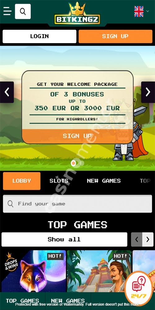 Homepage Mobile