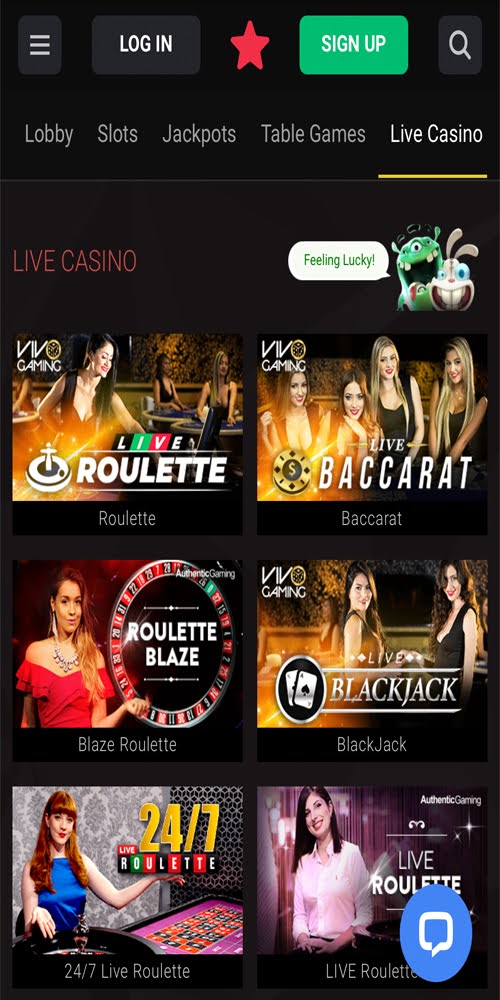 Live Casino Mobile