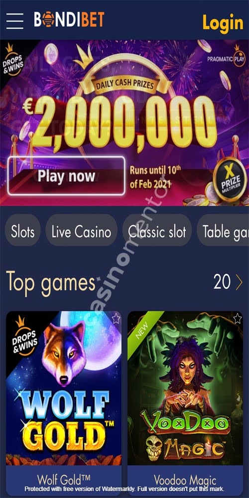 Homepage Mobile