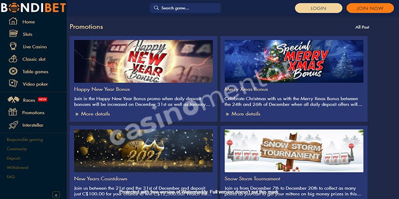 Bondibet casino bonus codes 2020