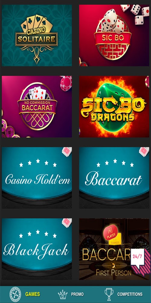 Table Games Mobile
