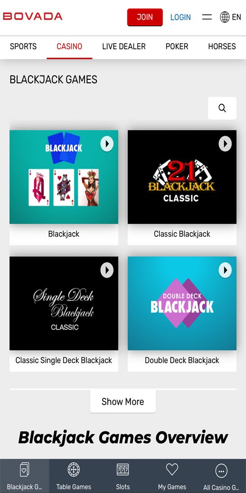 Blackjack Mobile