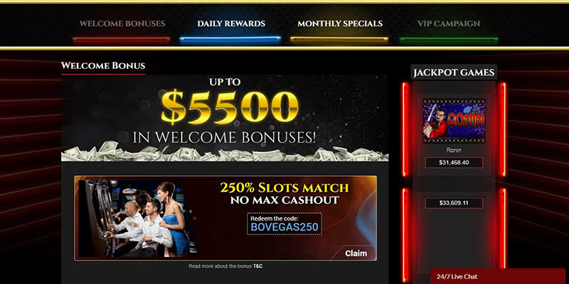 Bo Vegas Casino Coupons