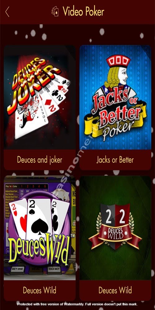 Video Poker Mobile