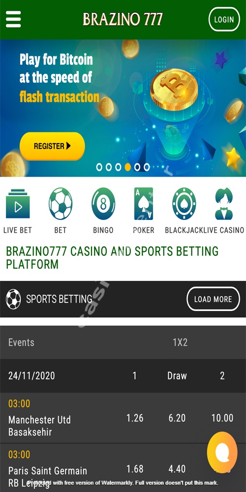 Homepage Mobile