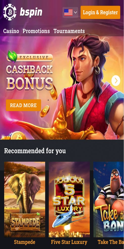 Homepage Mobile
