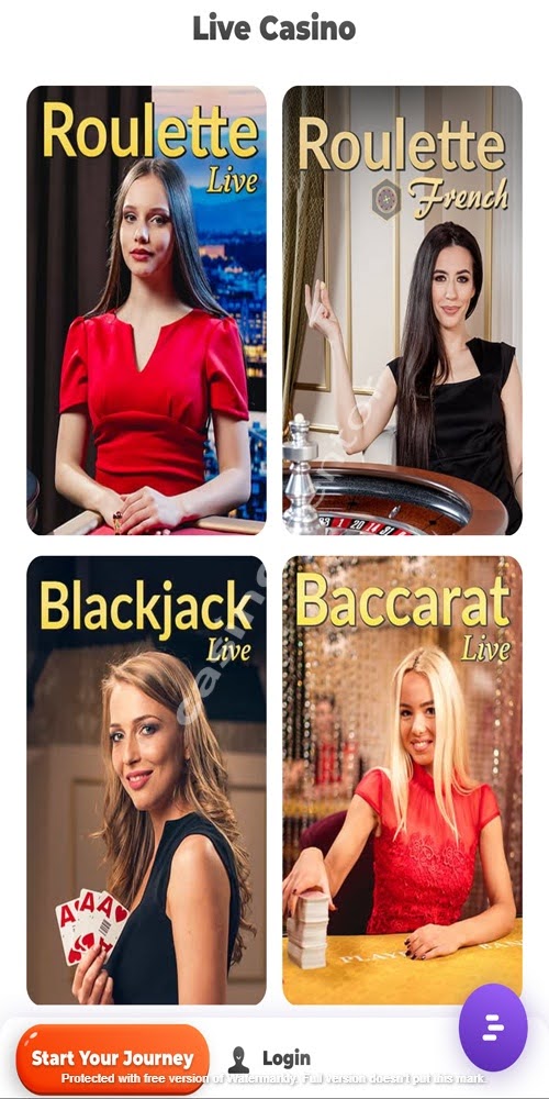 Live Casino Mobile