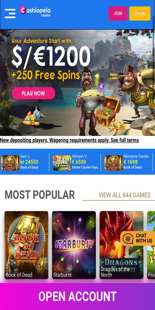 Homepage Mobile
