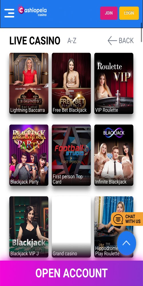 Live Casino Mobile