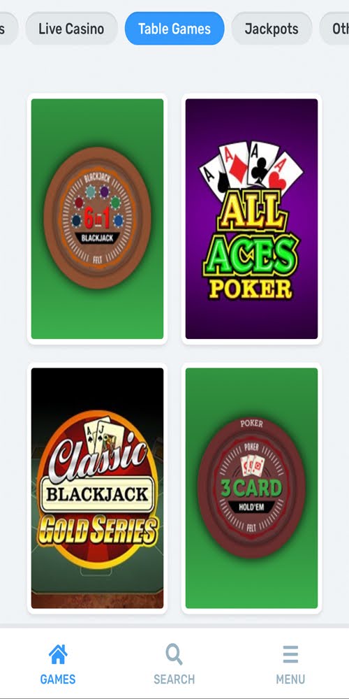Table Games Mobile
