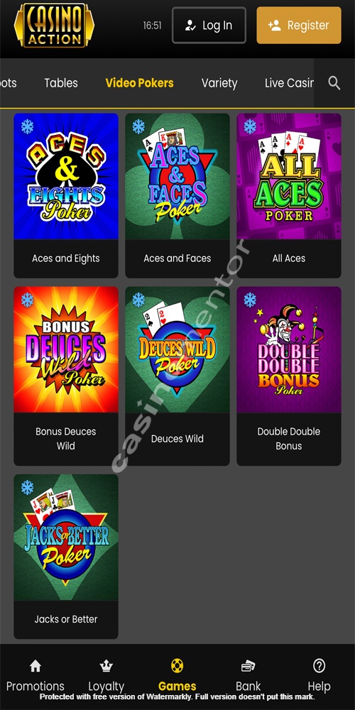 Video Poker Mobile