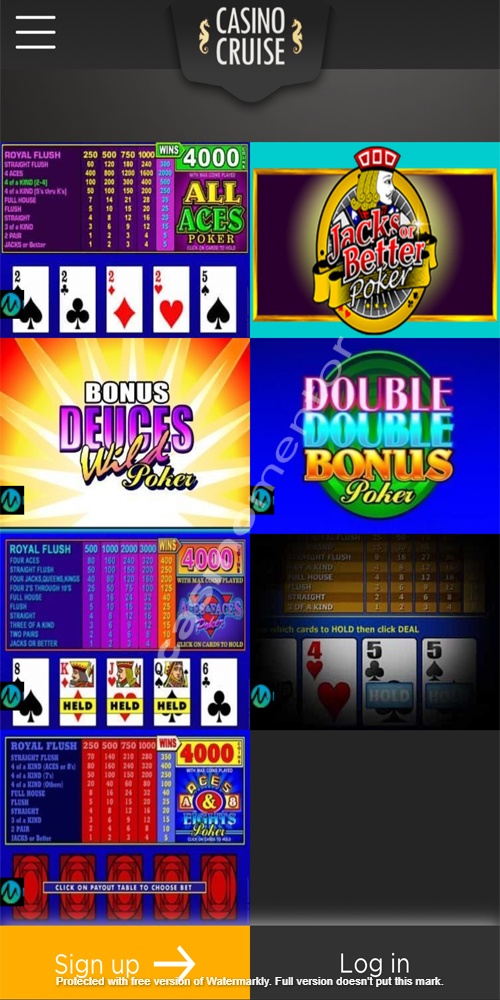 Video Poker Mobile