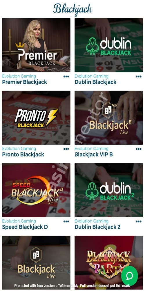 Blackjack Mobile