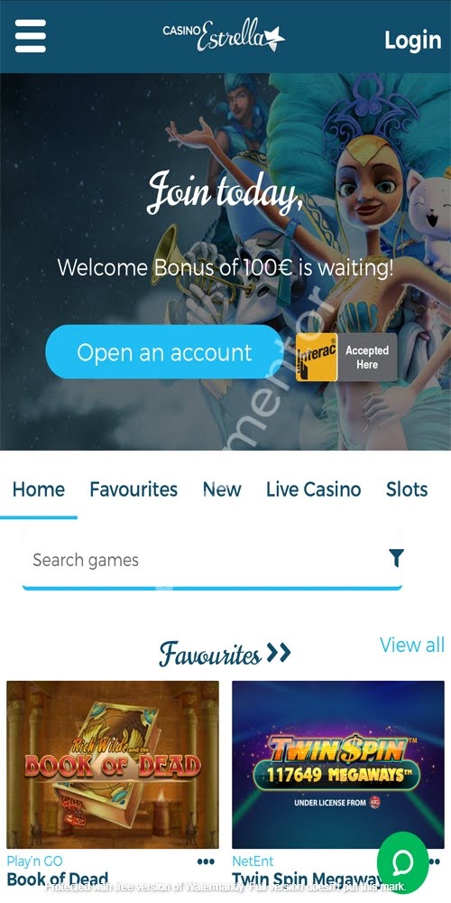 Homepage Mobile