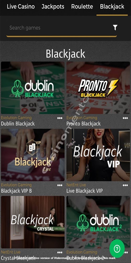 Blackjack Mobile
