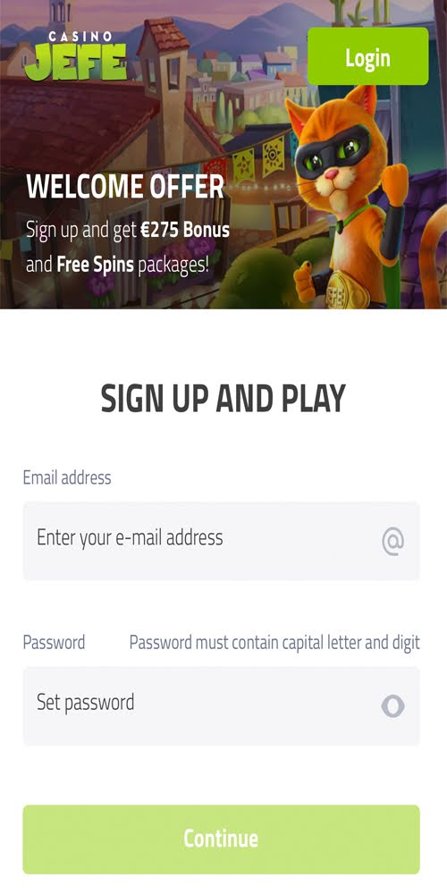 Homepage Mobile