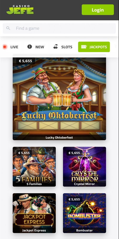 Jackpots Mobile