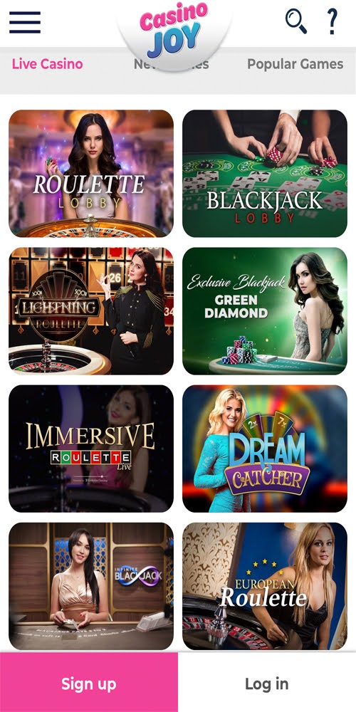 Live Casino Mobile
