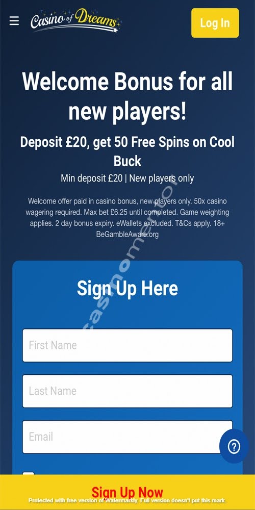 Homepage Mobile