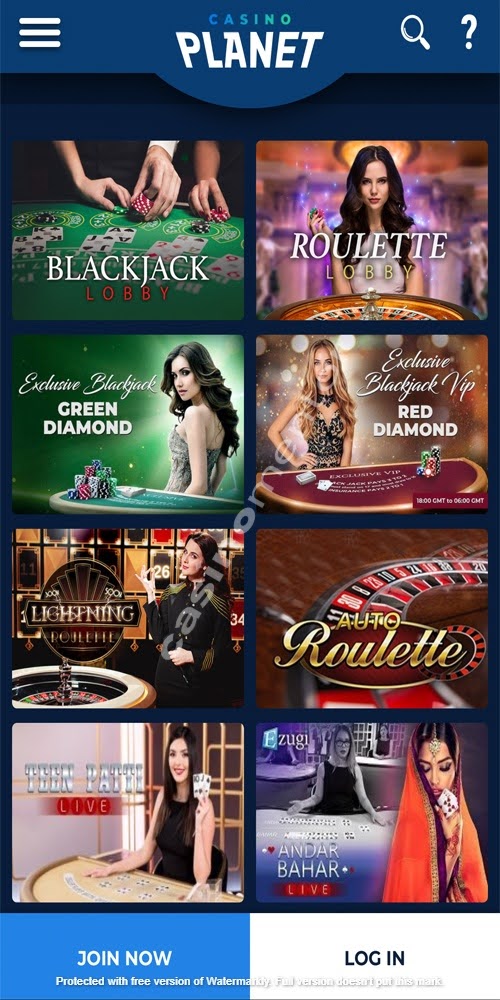 Live Casino Mobile