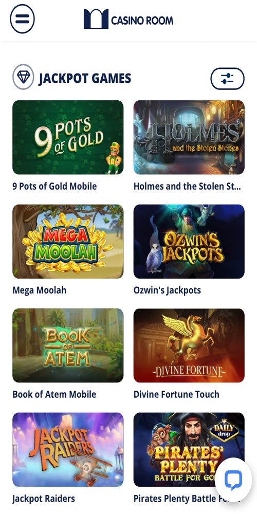 Jackpot Games Mobile
