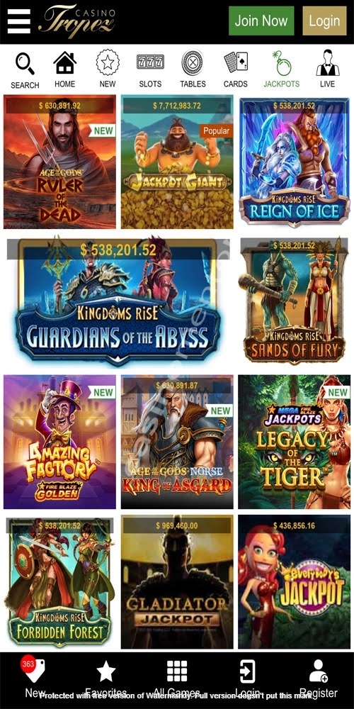 Jackpots Mobile