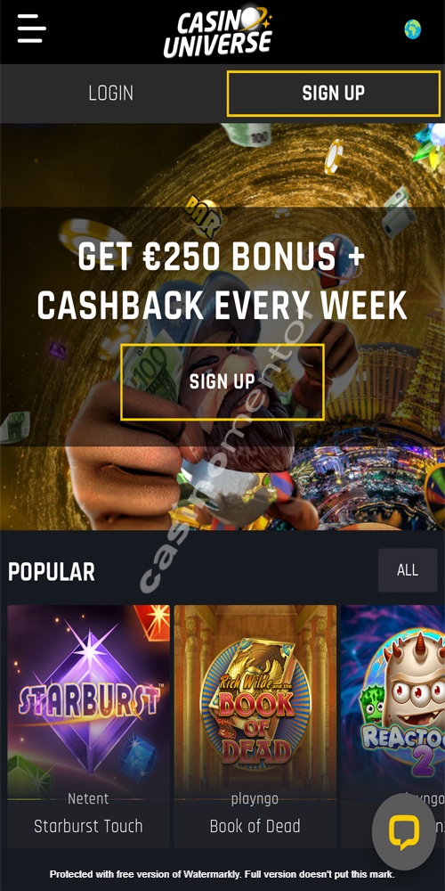 Homepage Mobile