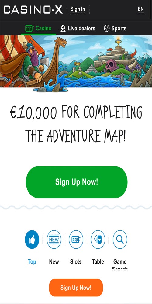 Homepage Mobile