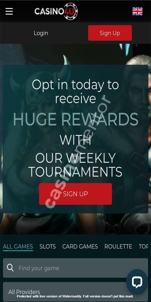 Homepage Mobile