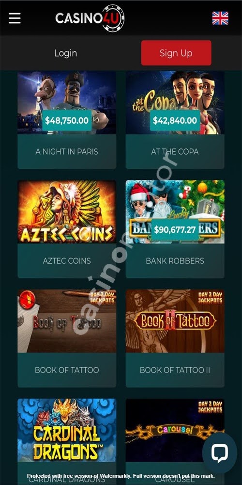 Jackpot Games Mobile