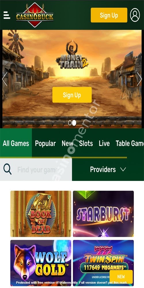 Homepage Mobile