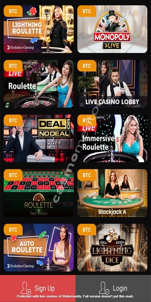 Live Casino Mobile