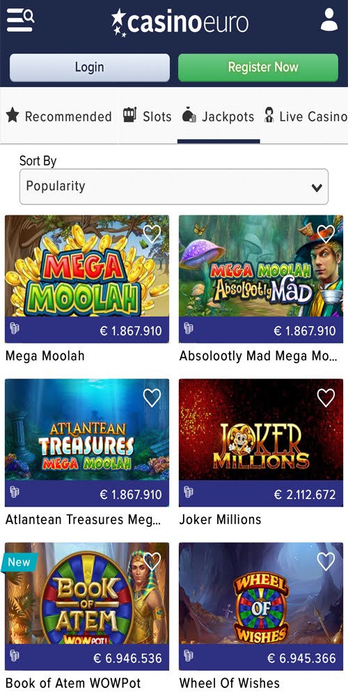 Jackpots Mobile