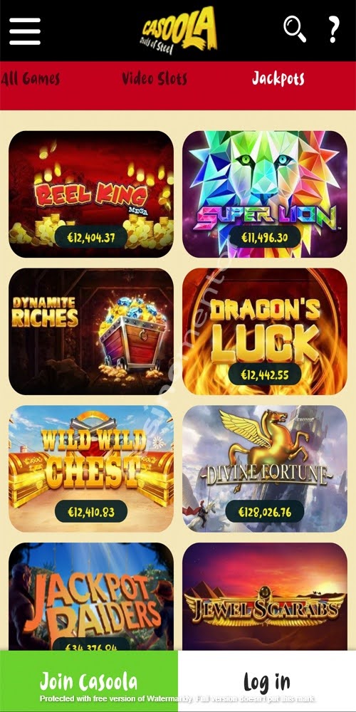 Jackpots Mobile