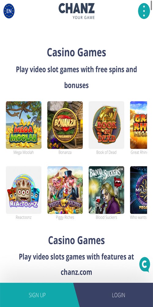 Homepage Mobile