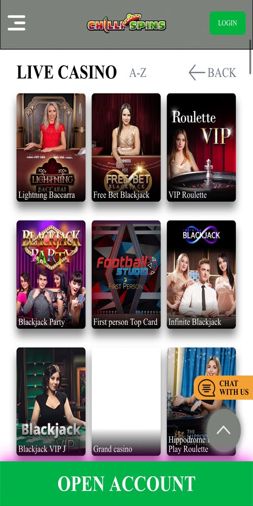 Live Casino Mobile
