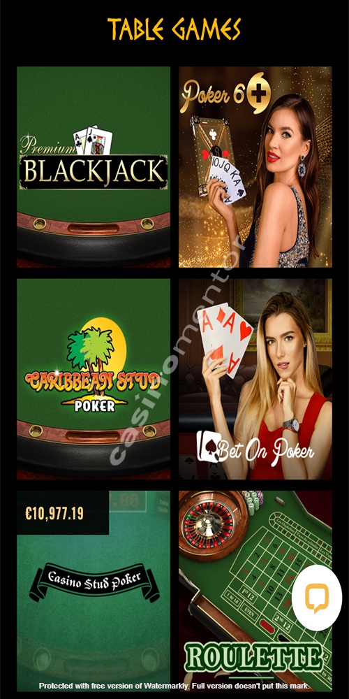 Table Games Mobile