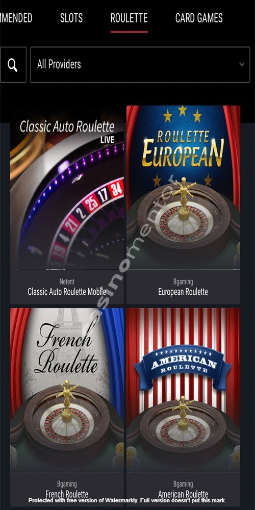 Roulette Mobile