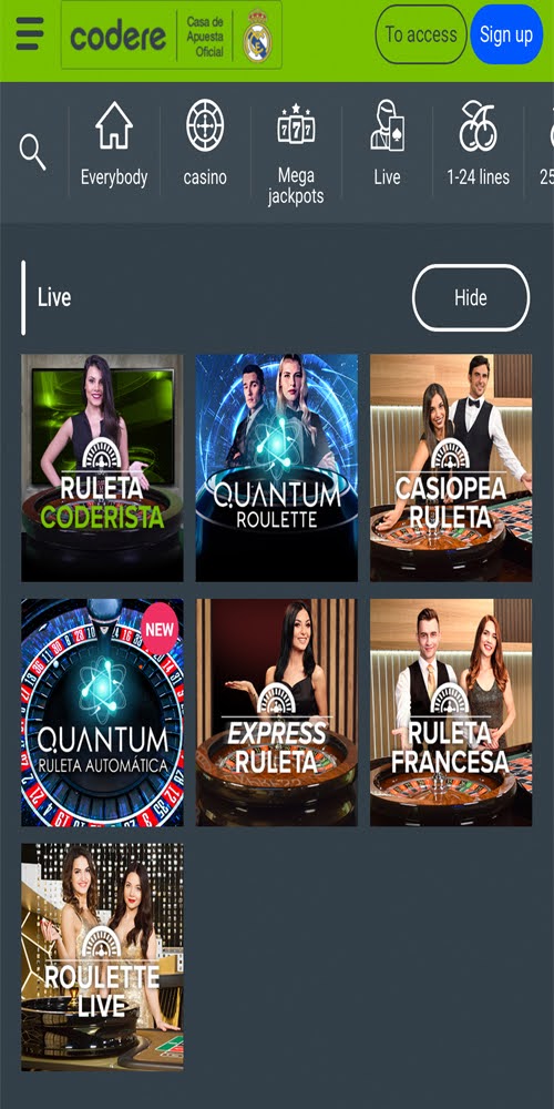 Live Casino Mobile