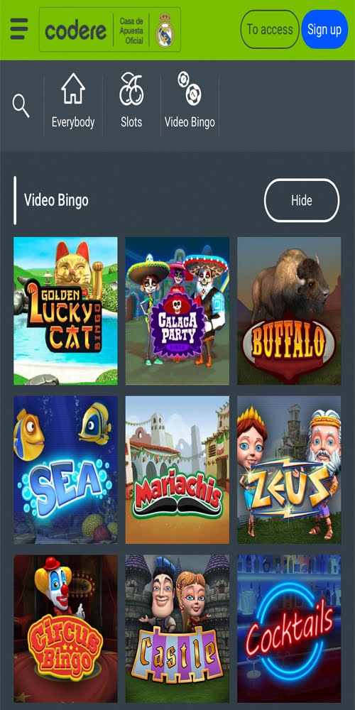 Video Bingo Mobile