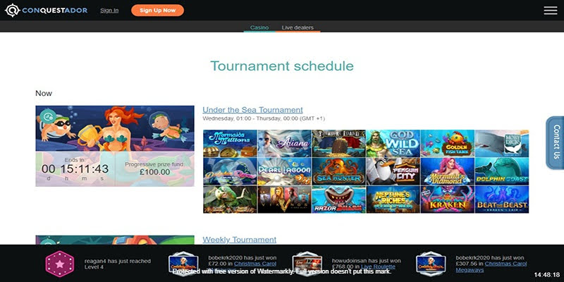 Tournaments