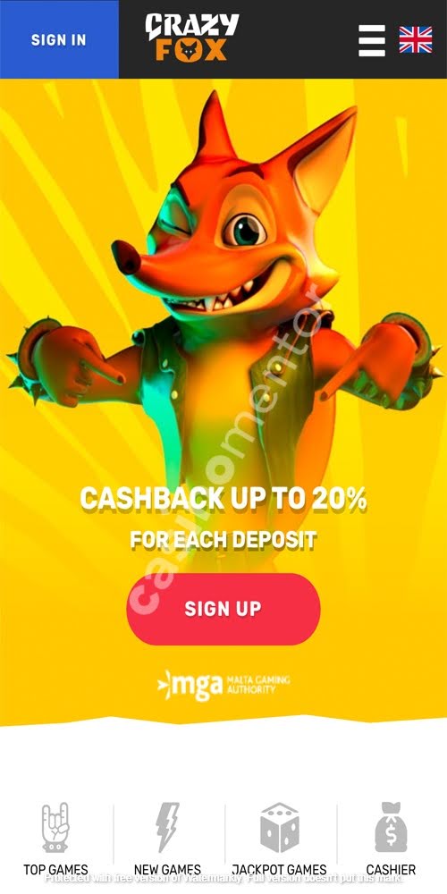 Crazy Fox Casino Review & Ratings - Games & Welcome Bonus