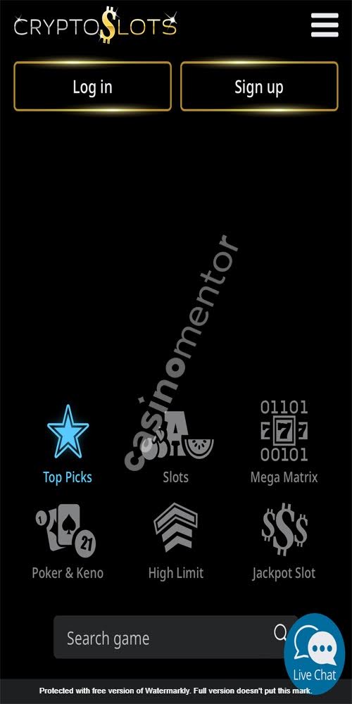 Homepage Mobile
