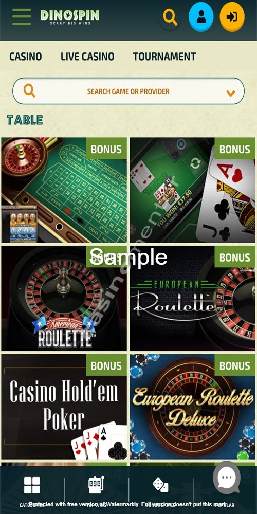 Table Games Mobile